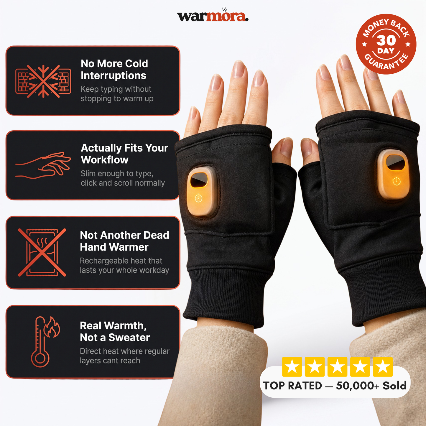 Warmora AllDay™ — Warm Hands, Full Dexterity